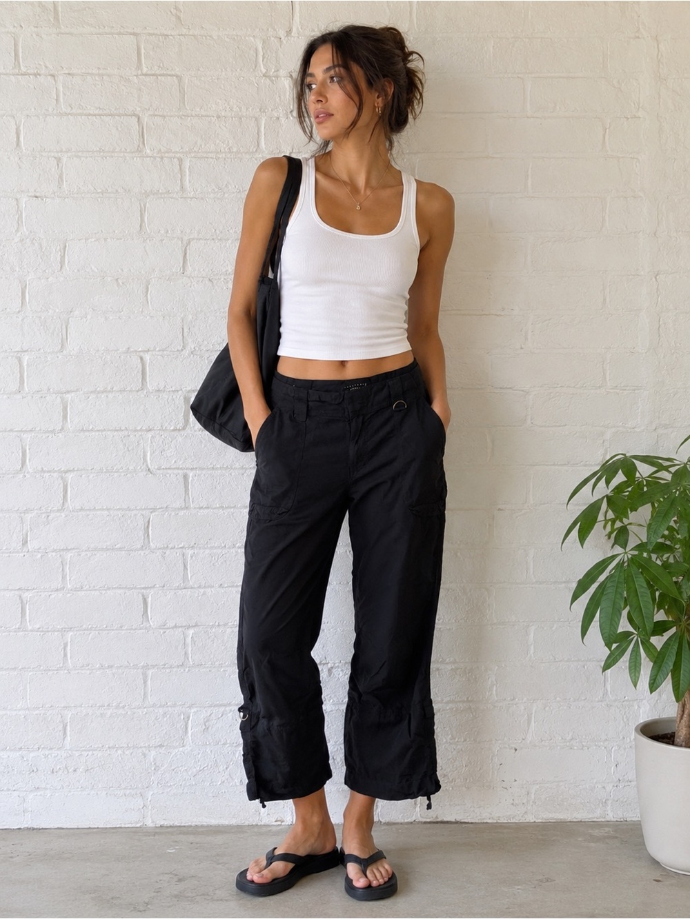 Sanctuary 100% Tencel Cargo Pants